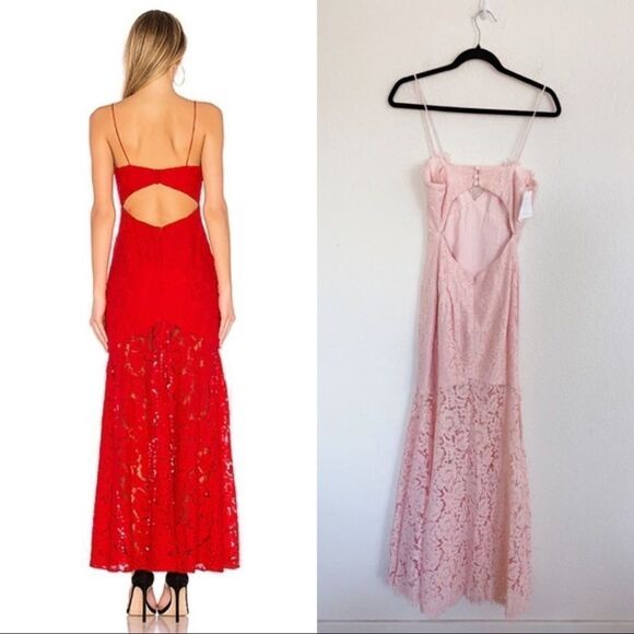 FAME AND PARTNERS Babe Lace Gown US0 - Picture 5 of 11